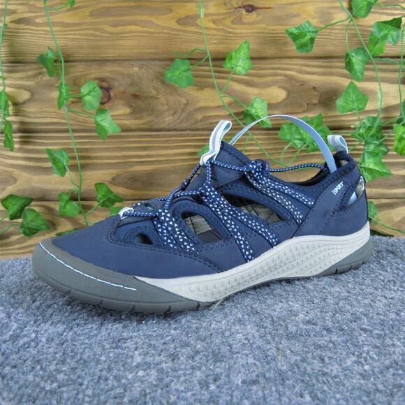 Jsport Women's Sport Sandals Blue Synthetic Sz 6.5 Medium Gently Used 2025 - Picture 1 of 6